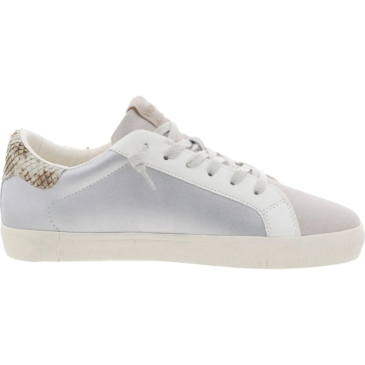 MEERA Womens Cushioned Footbed Leather Casual And Fashion Sneakers
