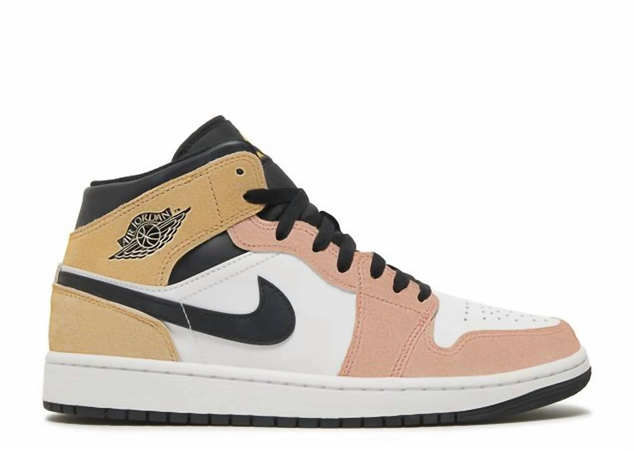 Men's 1 Mid Se Flight Club Sneaker In Magic Ember/sundial-White-Black