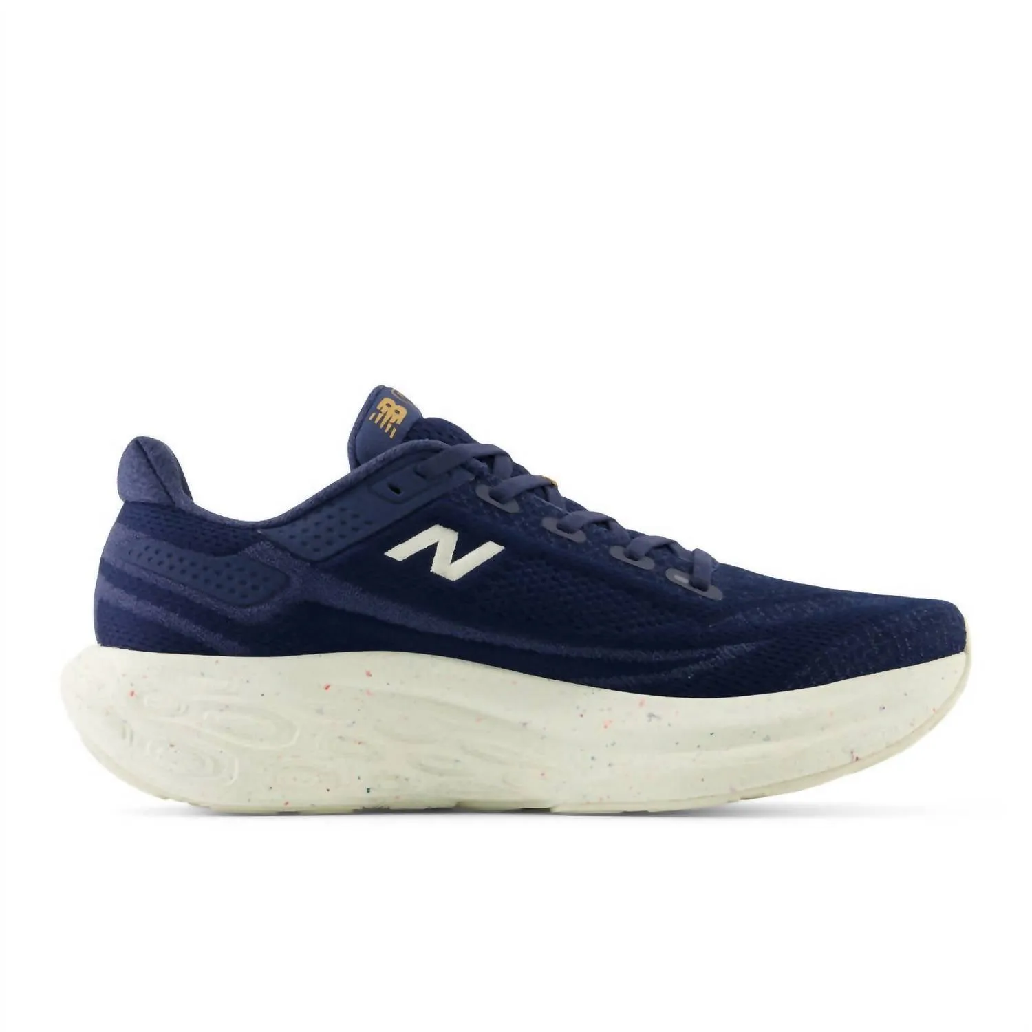 Men's 1080 V13 Running Sneakers In Navy With Vintage Indigo And Sea Salt