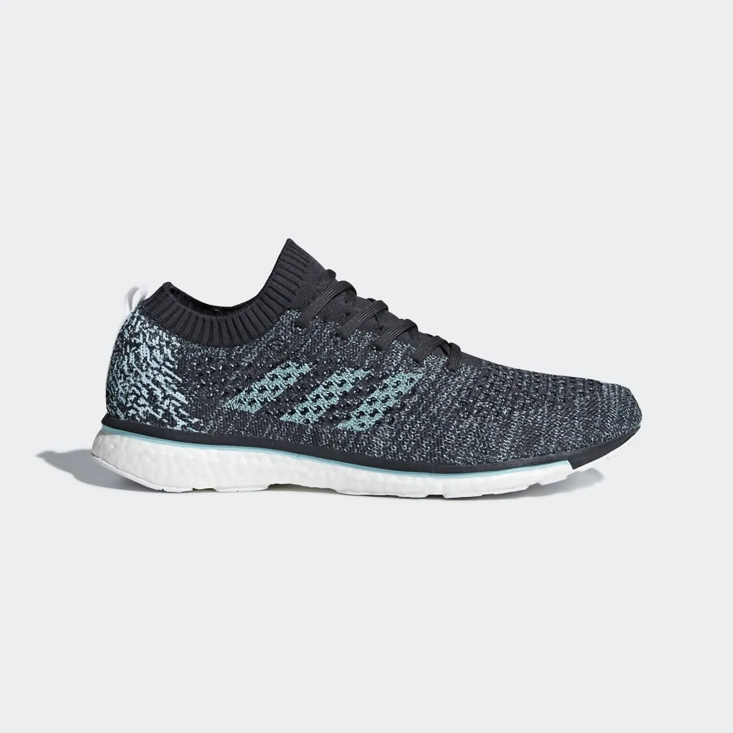 Men's Adizero Prime Parley Shoes In Carbon,bluspi,ftwwht