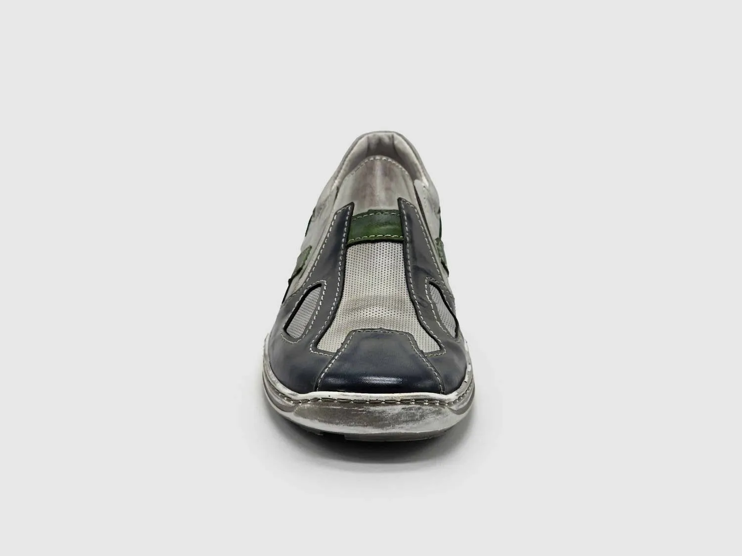 Men's All-Day Slip-On Leather Shoes In Grey