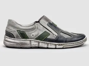 Men's All-Day Slip-On Leather Shoes In Grey