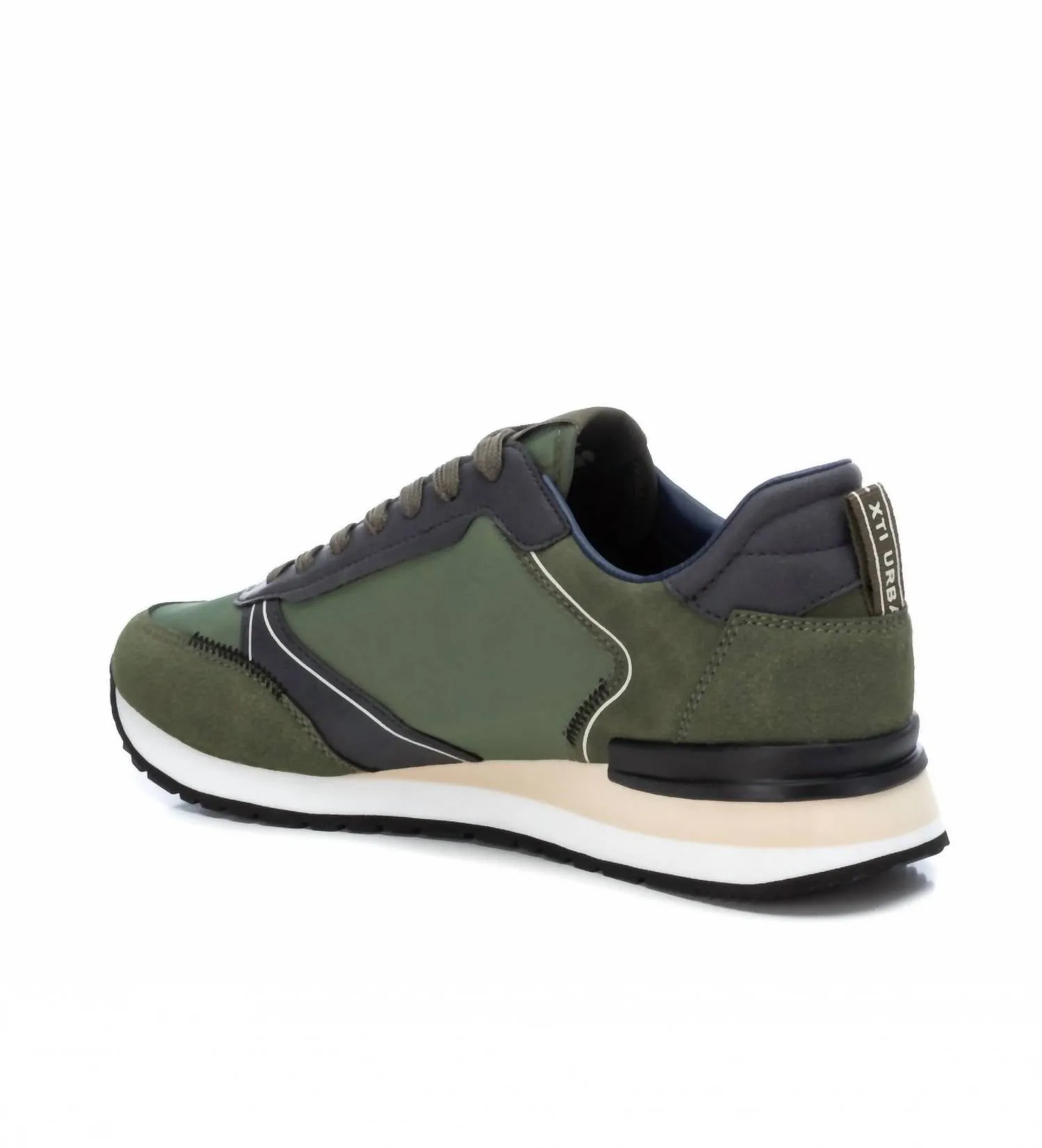 Men's Casual Sneakers In Dark Green
