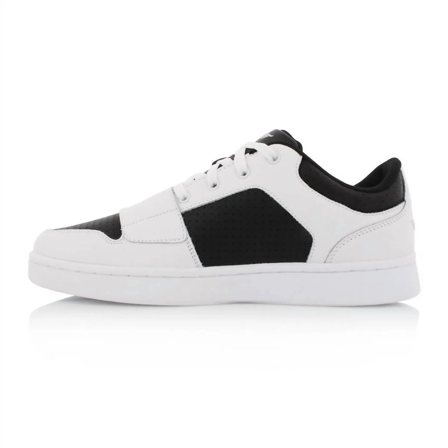 Men's Cesario Low Sneakers In White/black