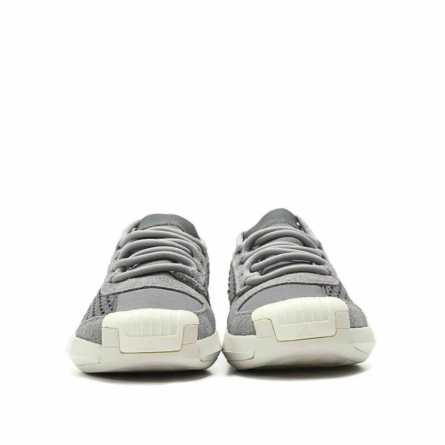 Men's Crazy 1 Adv Shoes In Grey Three/grey Four/power Red