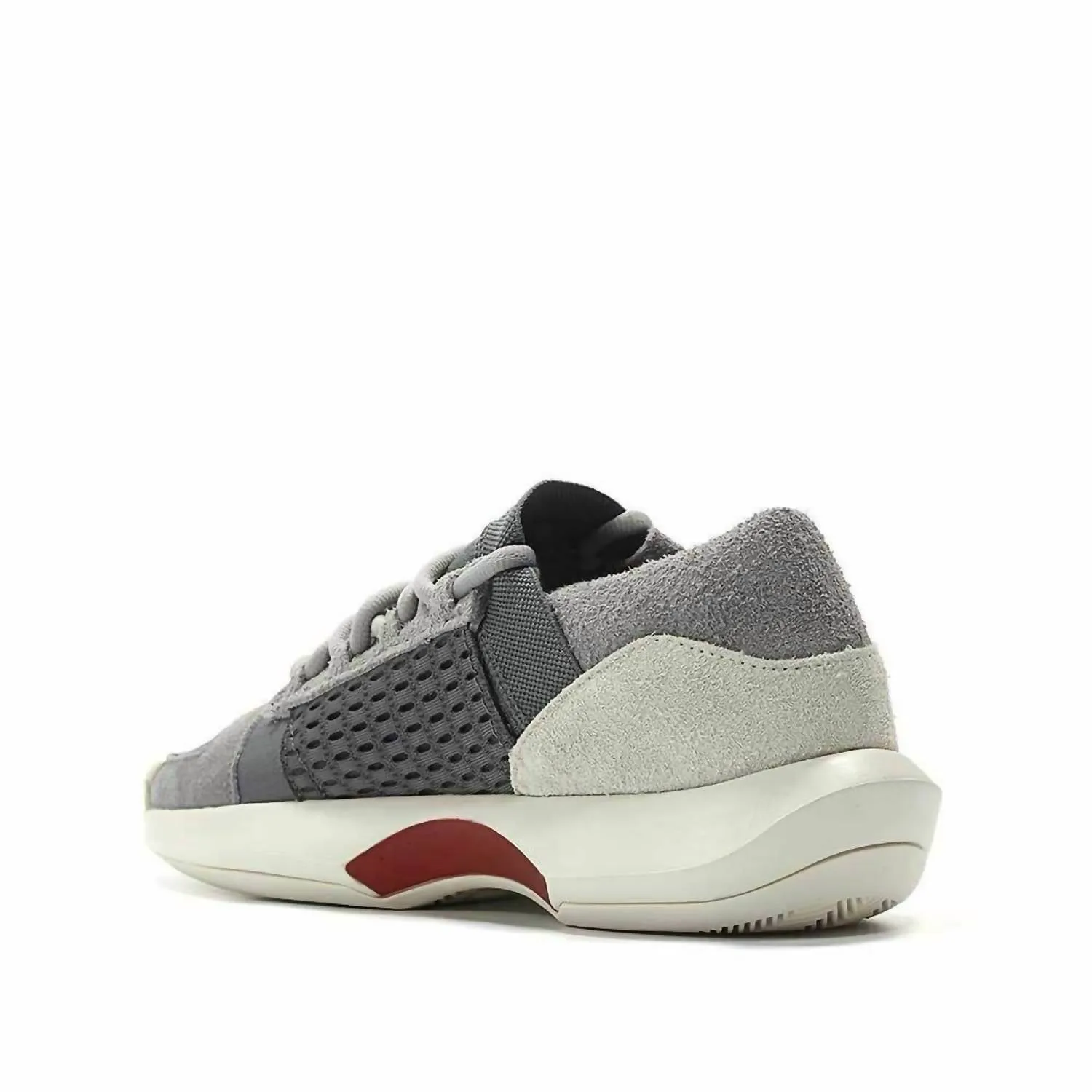 Men's Crazy 1 Adv Shoes In Grey Three/grey Four/power Red