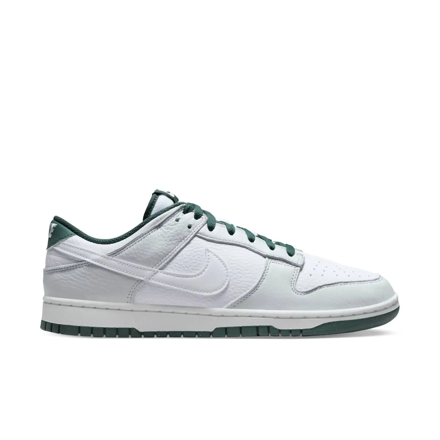 Men's Dunk Low Retro Se Sneakers In Photon Dust/white-Vintage Green