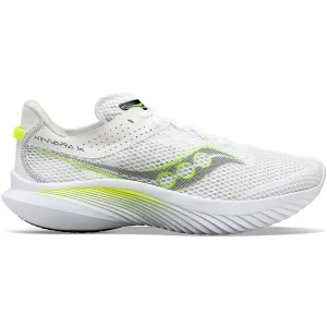 Men's Kinvara 14 In White/slime
