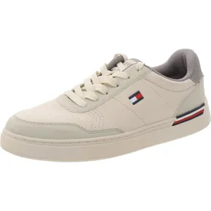 Mens Lace-Up Faux Leather Casual And Fashion Sneakers