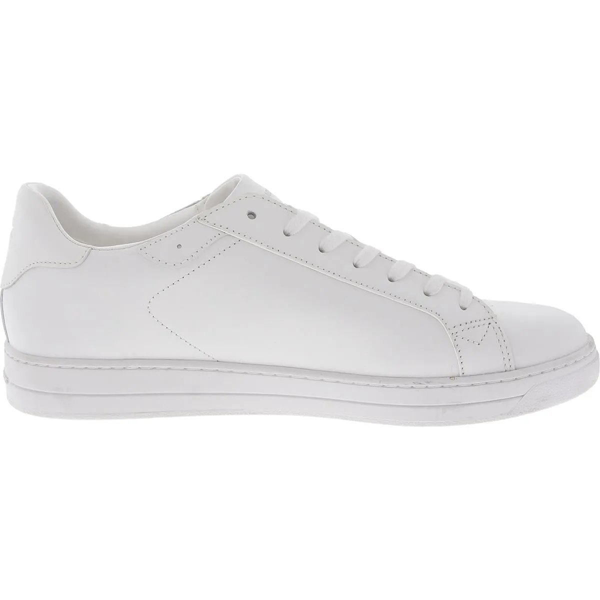 Mens Lace-Up Faux Leather Casual And Fashion Sneakers