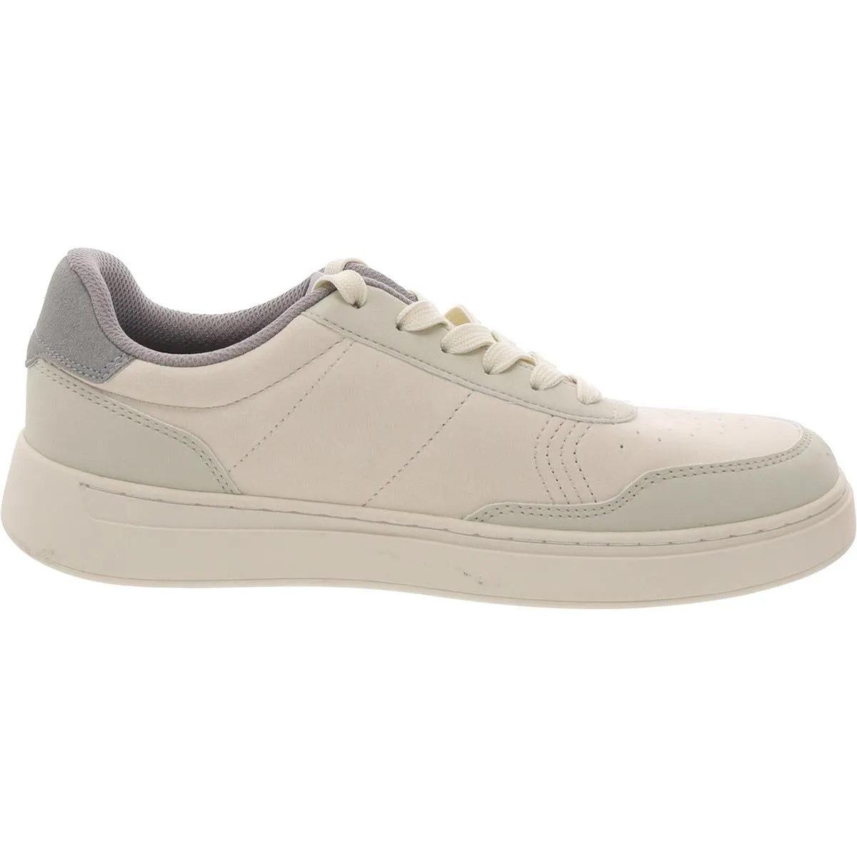 Mens Lace-Up Faux Leather Casual And Fashion Sneakers
