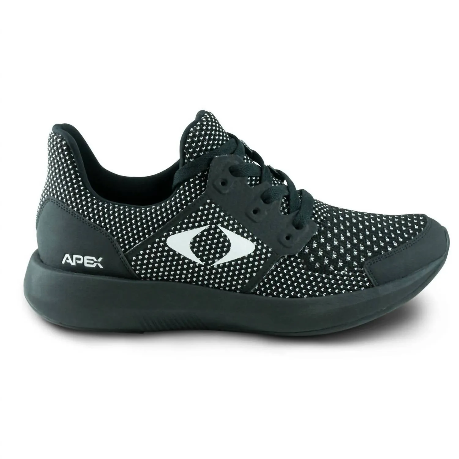 Men's Performance Athletic Sneaker - Extra Wide Width In Black