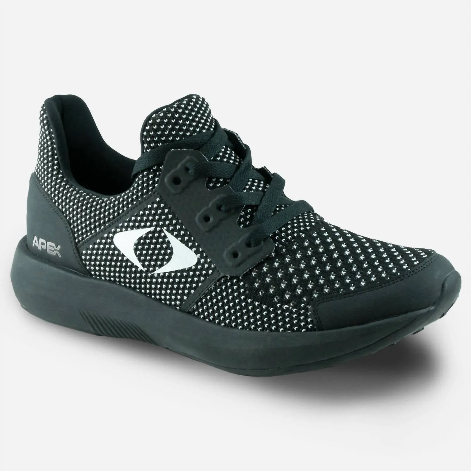 Men's Performance Athletic Sneaker - Extra Wide Width In Black