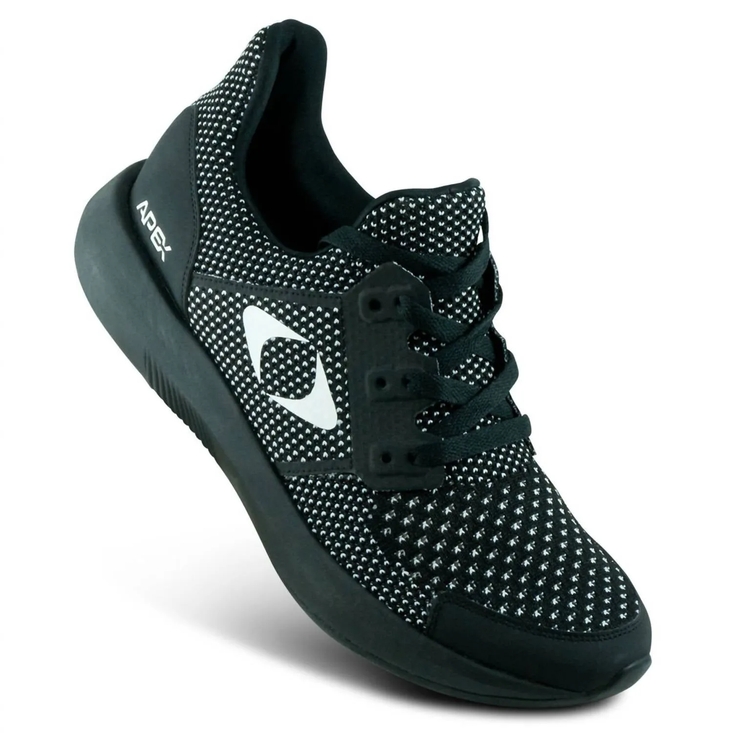 Men's Performance Athletic Sneaker - Extra Wide Width In Black