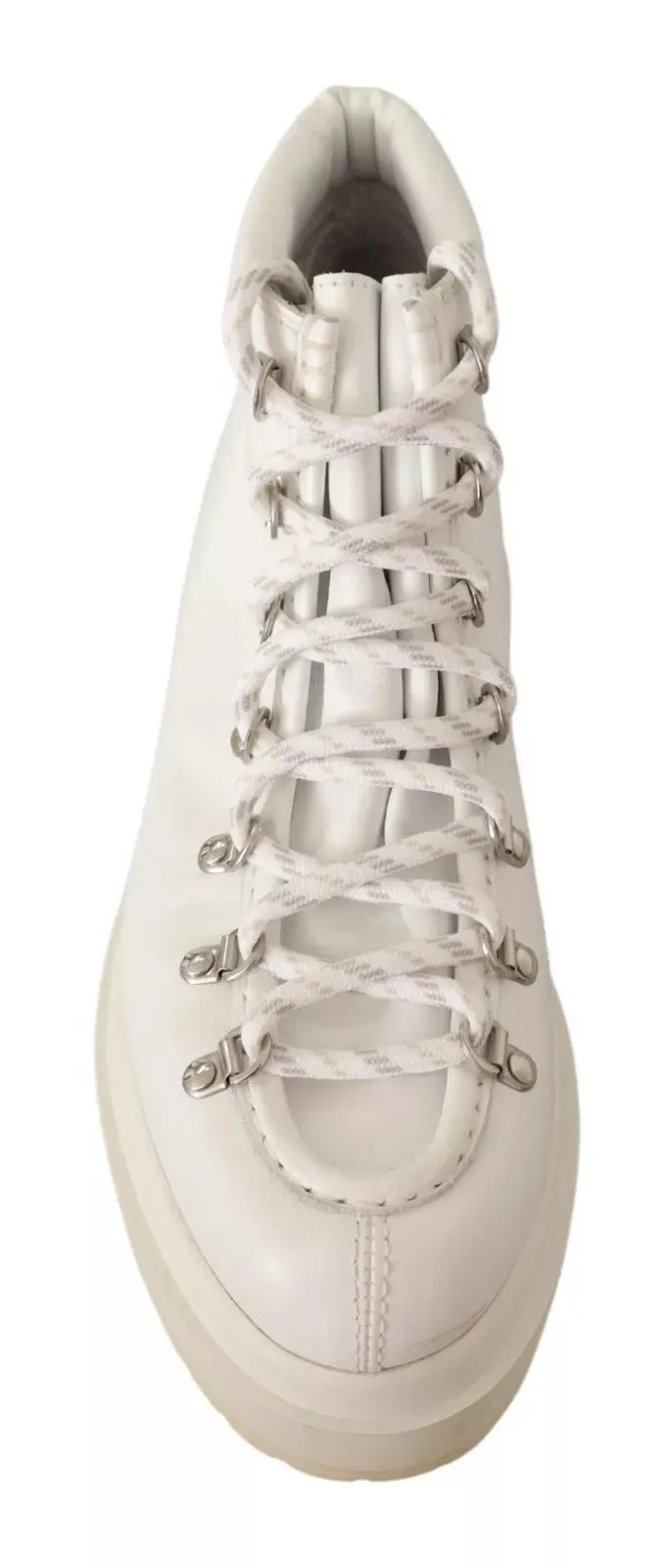 MM6 Maison Margiela Leather Lace Up Sneakers Women's Shoes (Pre-Owned)