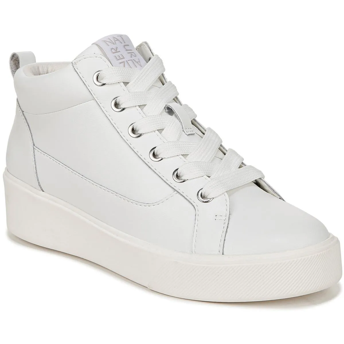 Morrison Mid Womens Leather Lace-Up Casual And Fashion Sneakers