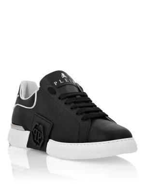 Nappa Leather Sneakers Low Top Hexagon