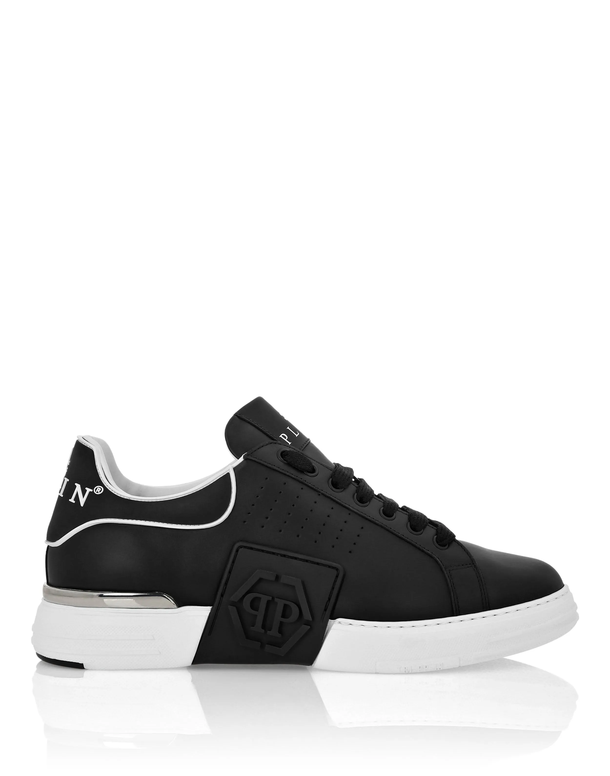 Nappa Leather Sneakers Low Top Hexagon