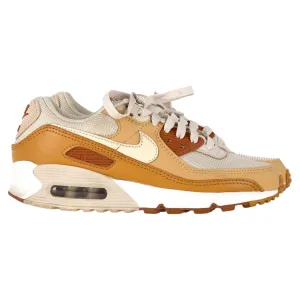 Nike Air Max 90 Sneakers in Caramel Nylon and Leather
