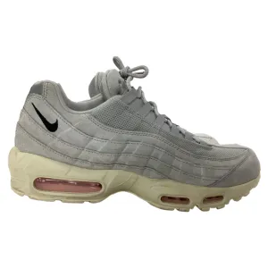 Nike Air Max 95 Grey Pink Foam Sneakers in Grey Suede