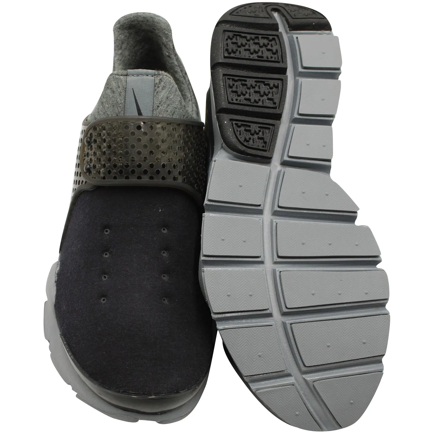 Nike Sock Dart Fleece Sneakers in Cool Grey Polyester