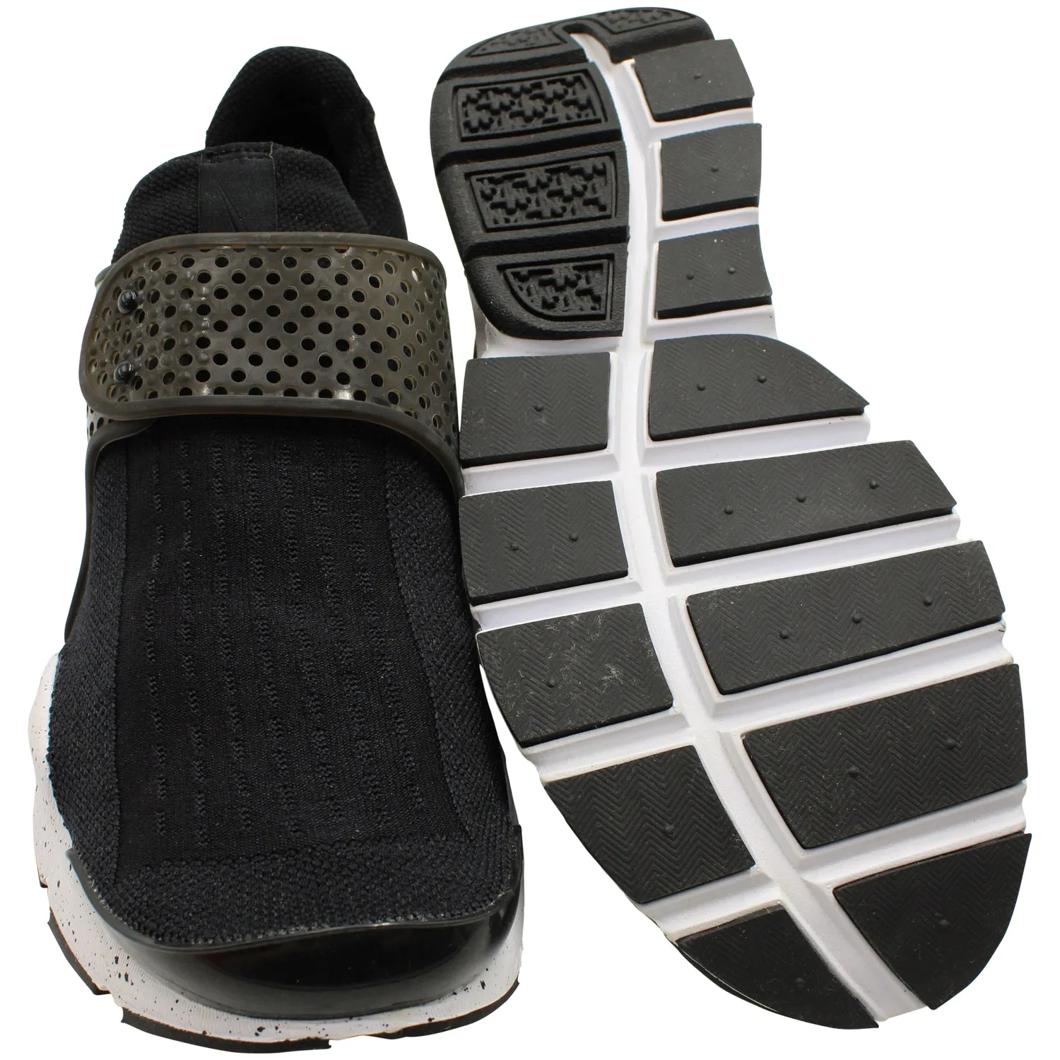 Nike Sock Dart Sneakers in Black-Pure Platinum Nylon