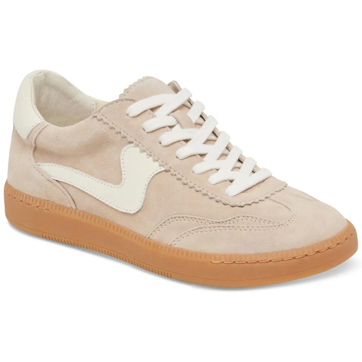 Notice Womens Leather Cushioned Footbed Casual And Fashion Sneakers