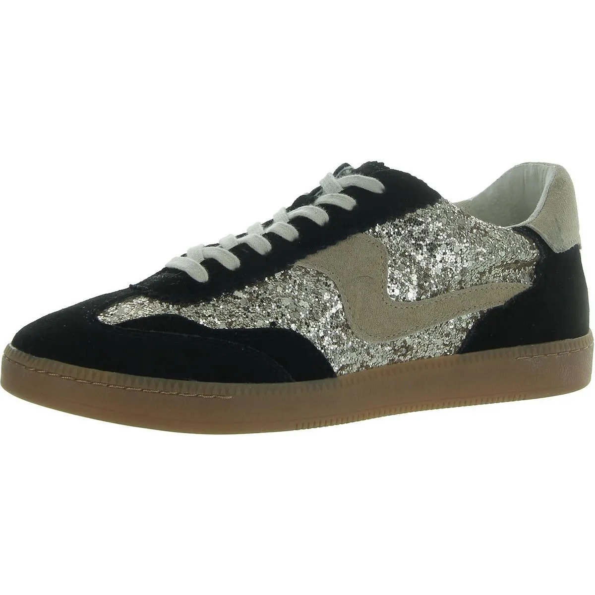 Notice Womens Leather Cushioned Footbed Casual And Fashion Sneakers