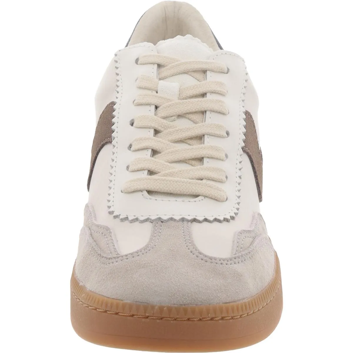Notice Womens Leather Cushioned Footbed Casual And Fashion Sneakers