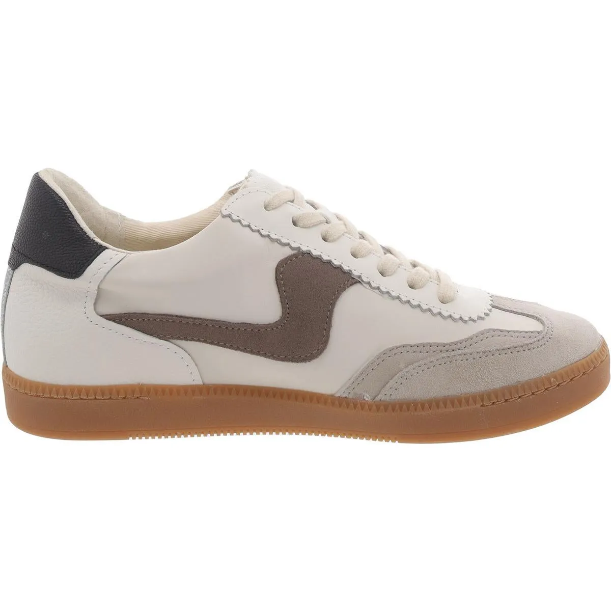 Notice Womens Leather Cushioned Footbed Casual And Fashion Sneakers