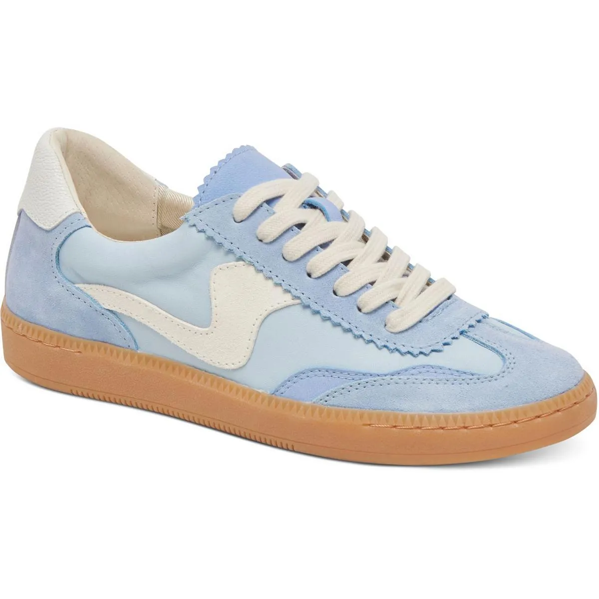 Notice Womens Leather Cushioned Footbed Casual And Fashion Sneakers