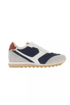 Pantofola D'Oro Multicolo Lace-Up Sneaker with Rubber Men's Sole