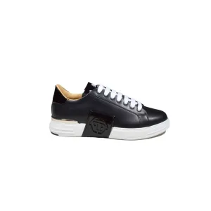 Phantom Kick$ Lo-Top Sneakers In White Leather And Detail