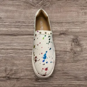 Pine Tar Rainbow Cowhide Sneakers In White