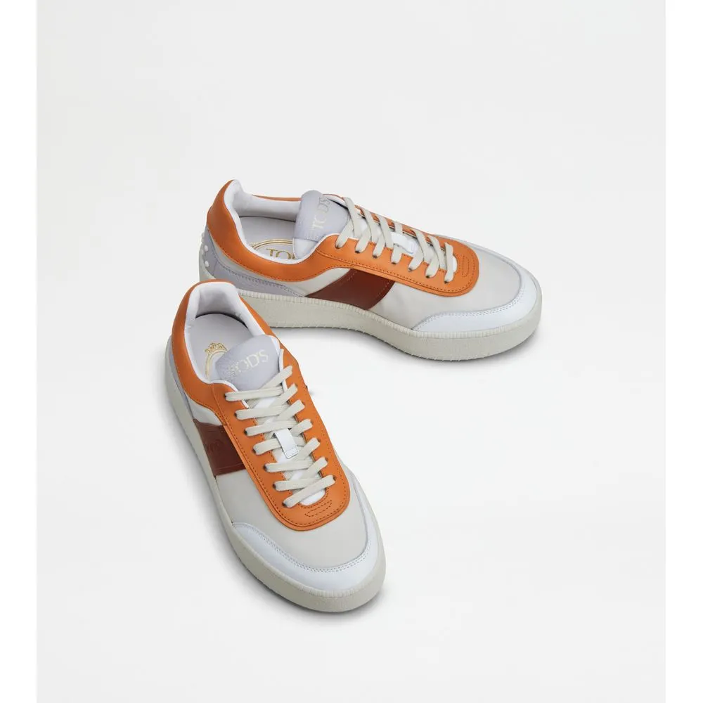 Platform Sneakers in Leather