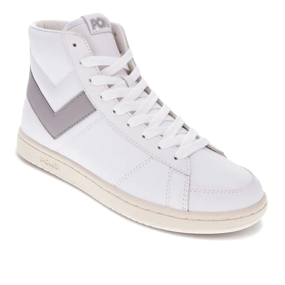 PONY Mens M-80 High Genuine Leather Premium Lace Up Athletic Sneaker Shoe