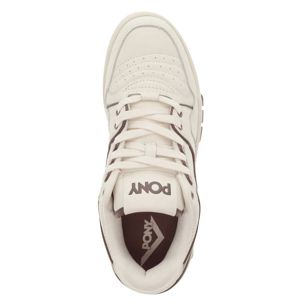 PONY Mens M100 Low Genuine Leather Premium Lace Up Athletic Sneaker Shoe