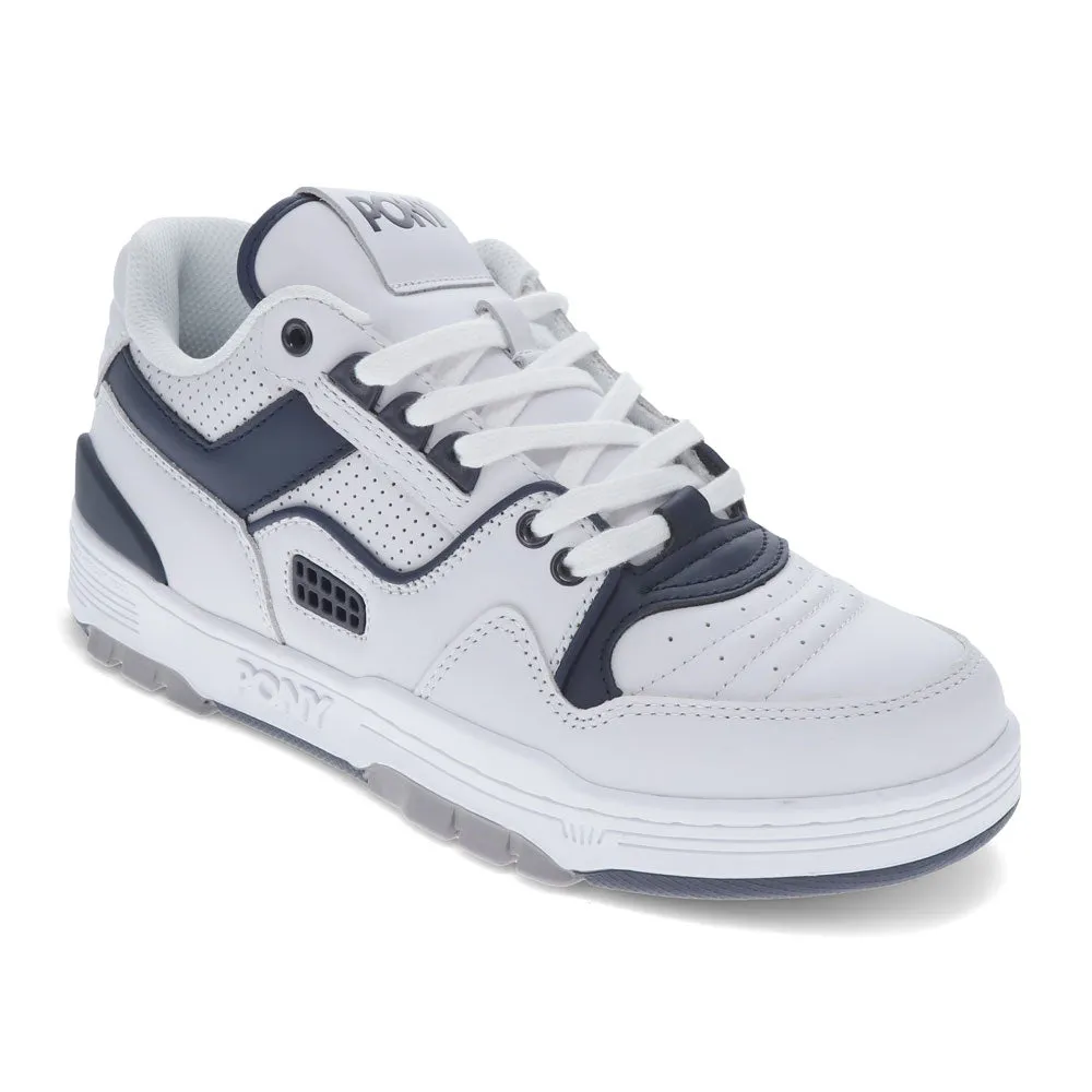 PONY Mens M100 Low Genuine Leather Premium Lace Up Athletic Sneaker Shoe