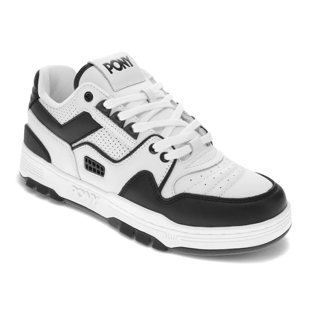 PONY Mens M100 Low Genuine Leather Premium Lace Up Athletic Sneaker Shoe