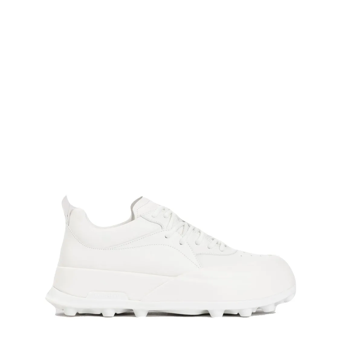 Porcelain White Leather Sneakers