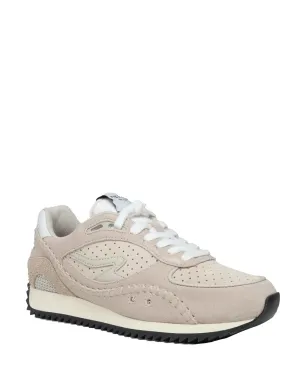 rag & bone Women's RB Drift Runner Suede Sneakers, Pebble