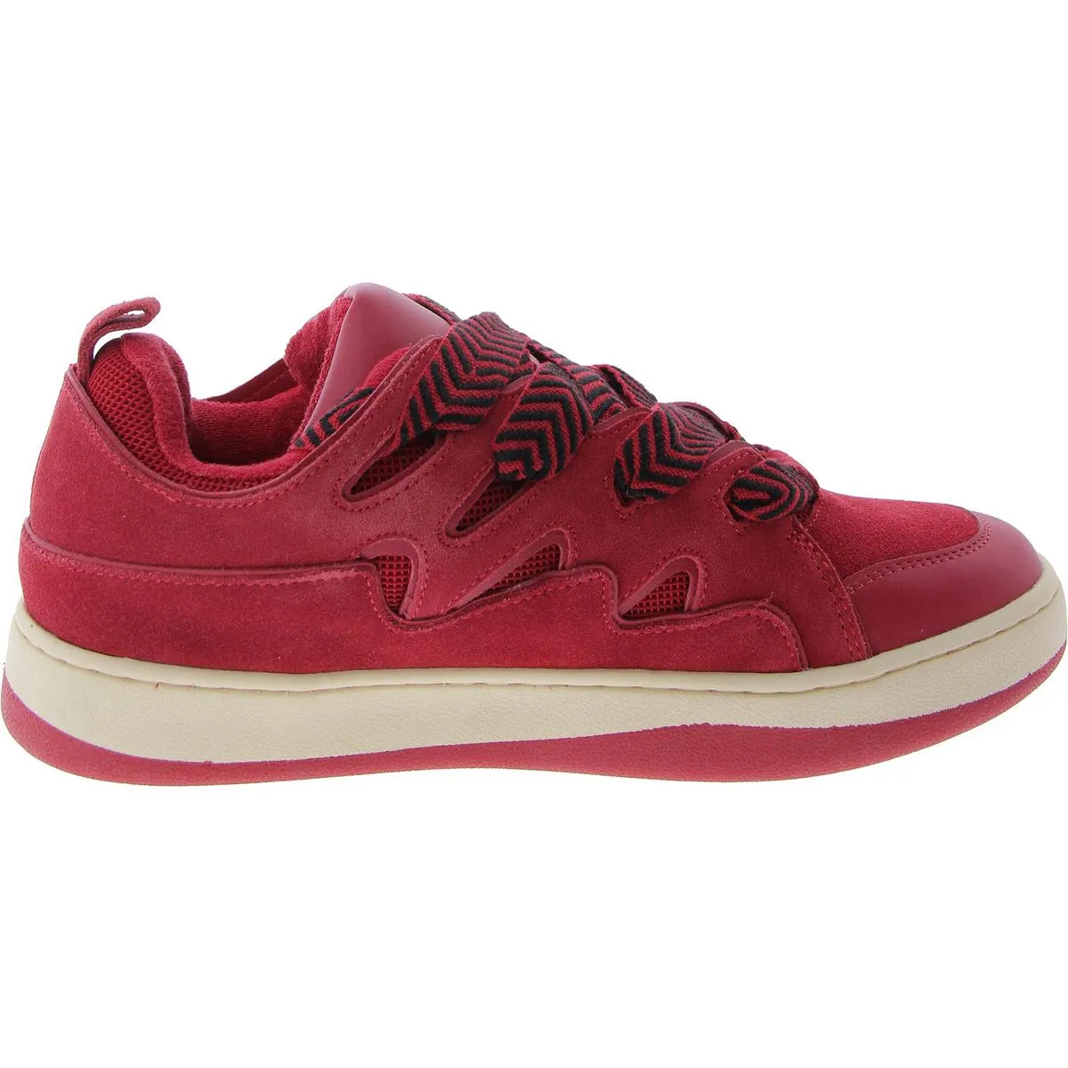 Roaring Womens Faux Leather Lifestyle Casual and Fashion Sneakers