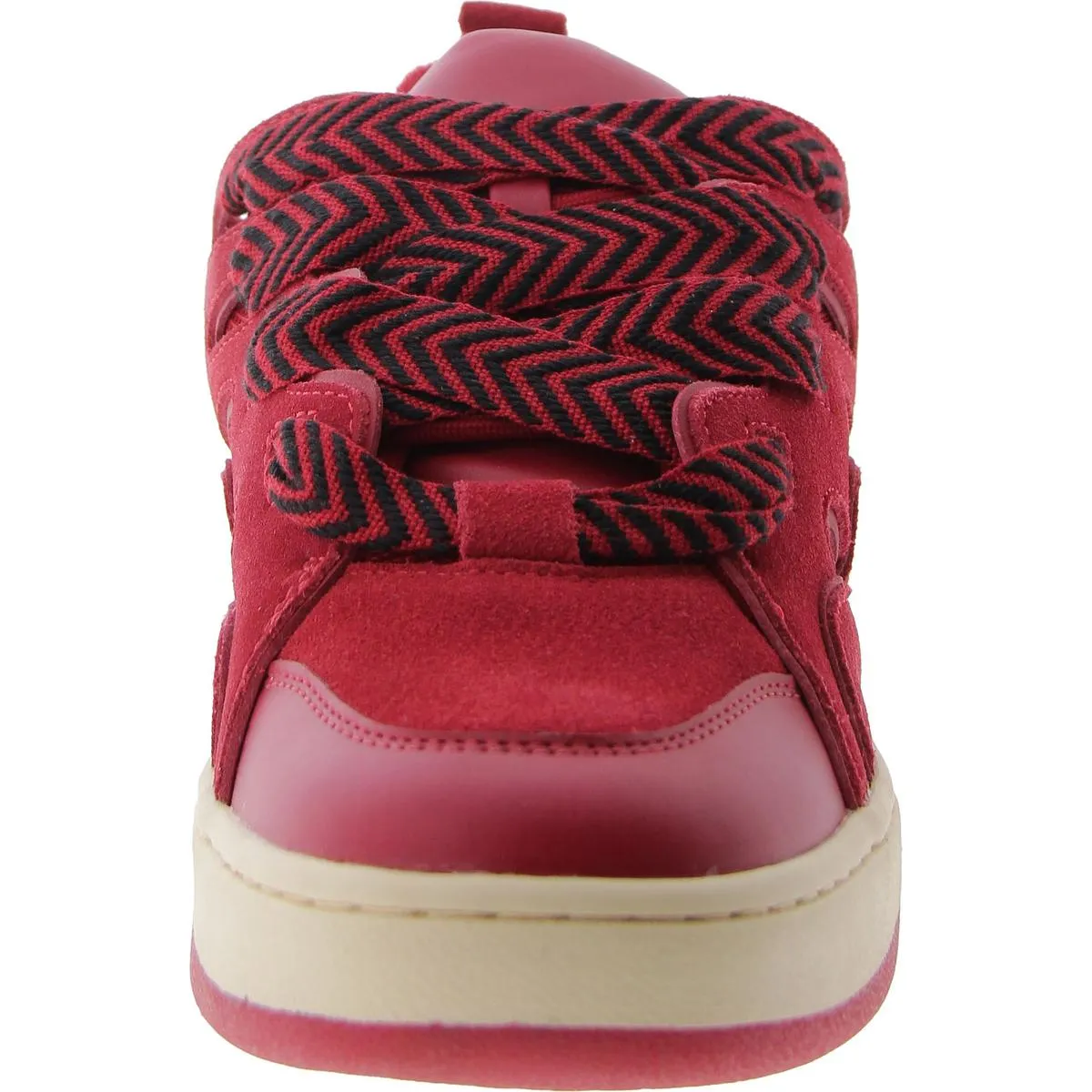Roaring Womens Faux Leather Lifestyle Casual and Fashion Sneakers
