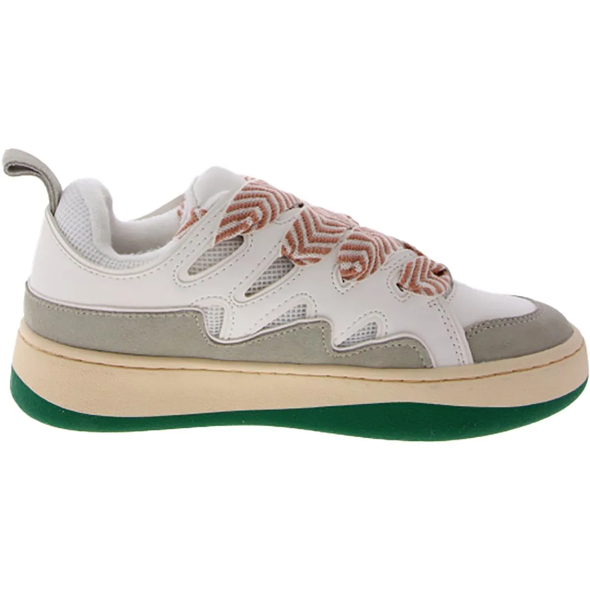Roaring Womens Faux Leather Lifestyle Casual and Fashion Sneakers