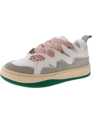 Roaring Womens Faux Leather Lifestyle Casual and Fashion Sneakers