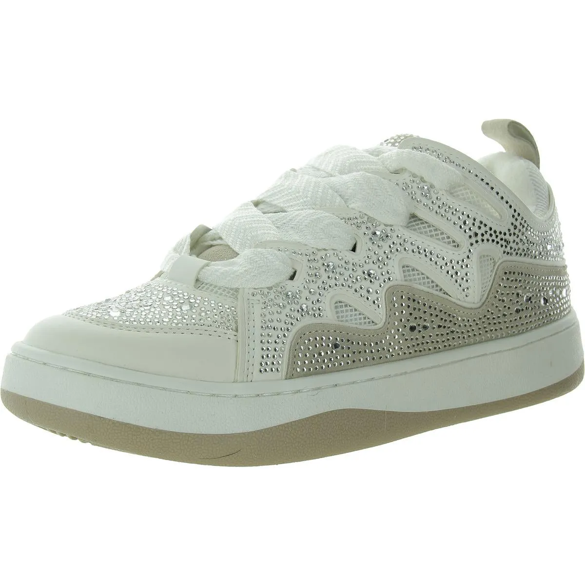 Roaring Womens Faux Leather Lifestyle Casual and Fashion Sneakers