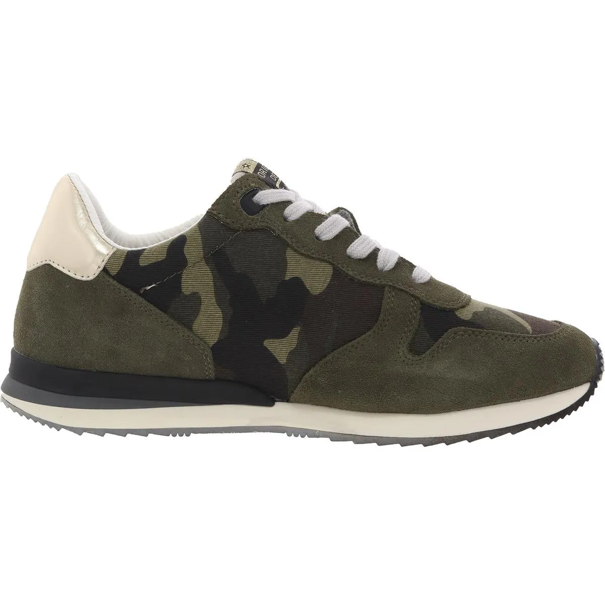 ROCK Womens Cushioned Footbed Leather Casual And Fashion Sneakers