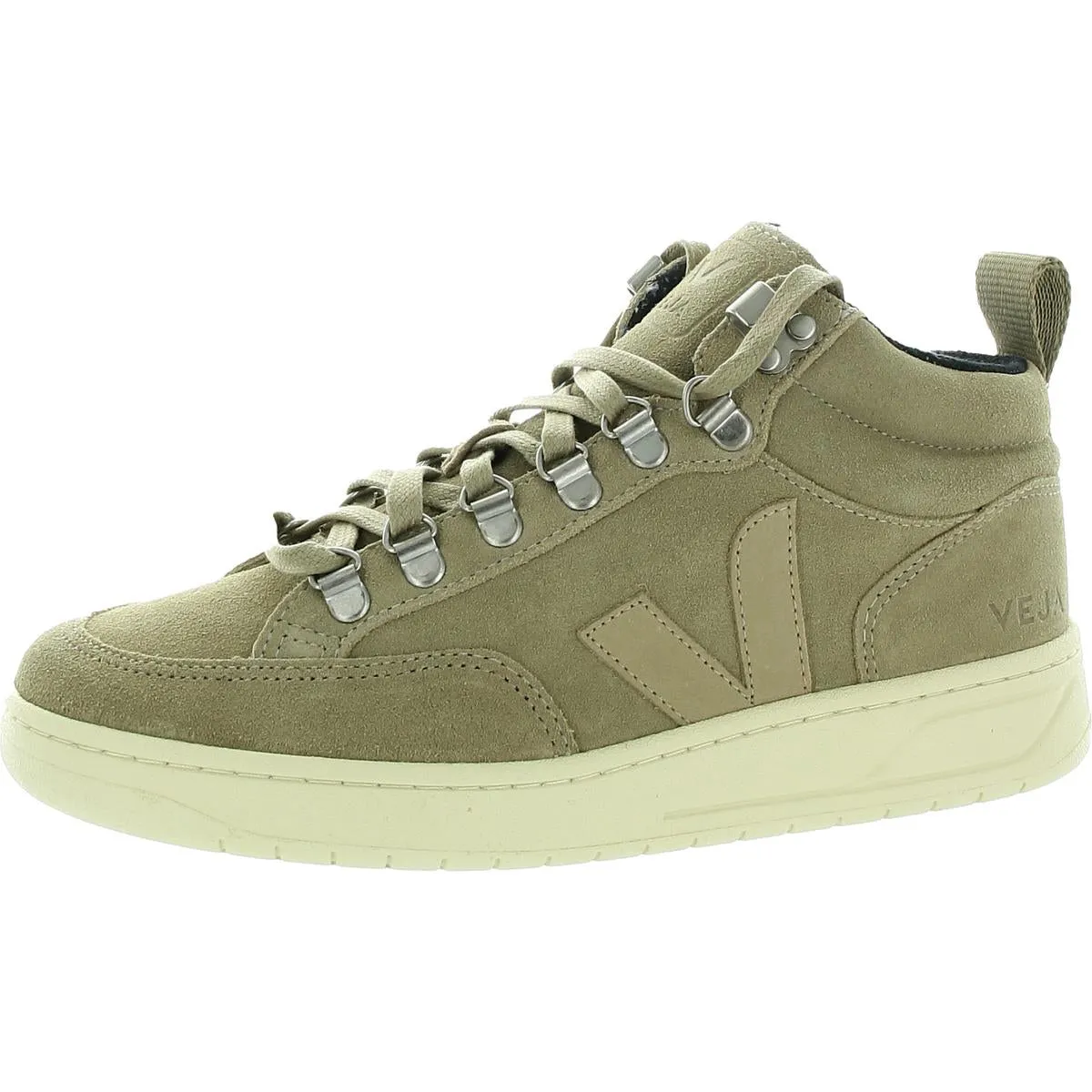 RORAIMA Womens Logo Suede Casual And Fashion Sneakers
