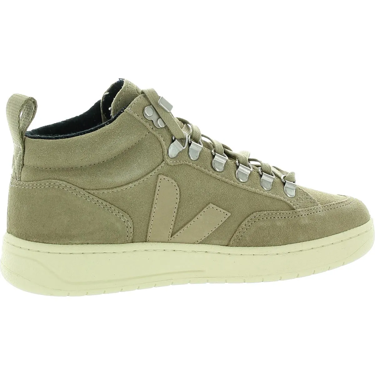 RORAIMA Womens Logo Suede Casual And Fashion Sneakers
