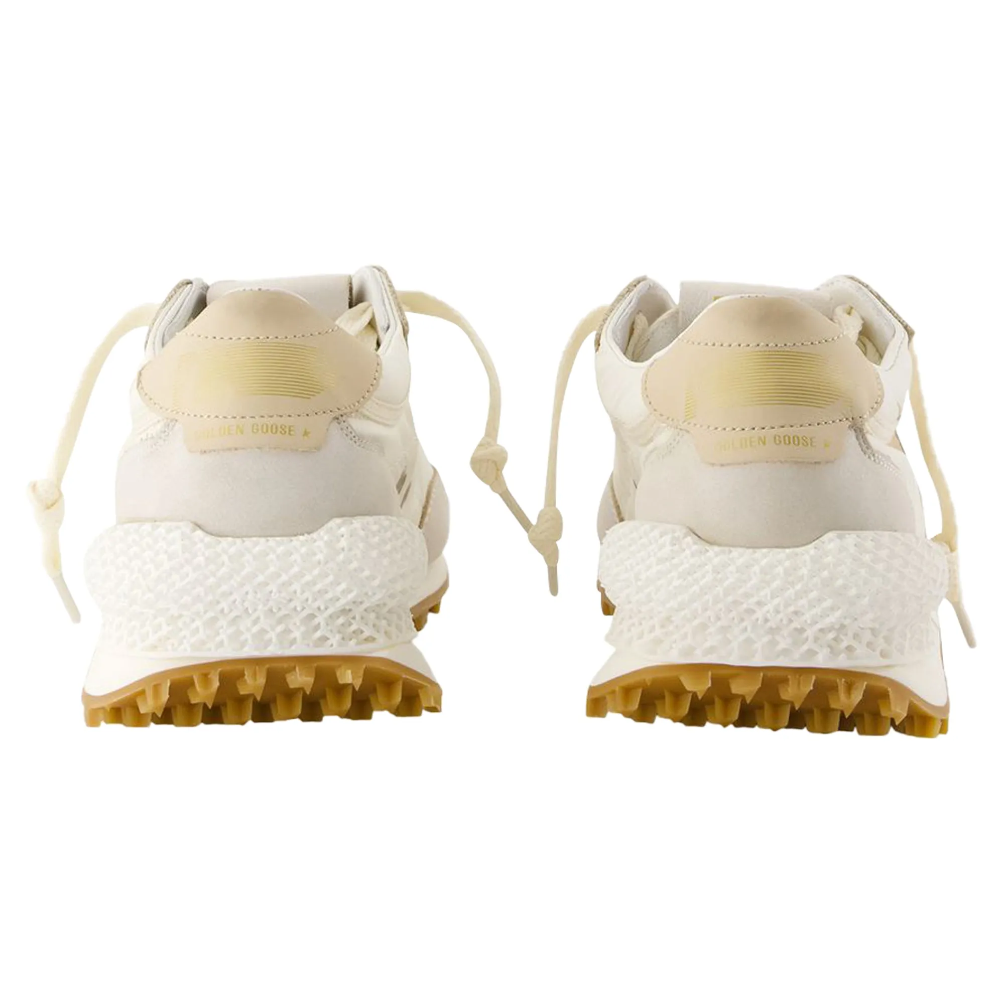 Running Marathon Sneakers - Golden Goose Deluxe Brand - Nylon - Grey